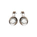 Designer Drop Earrings Rose Gold or Silver - www.sparklingjewellery.com