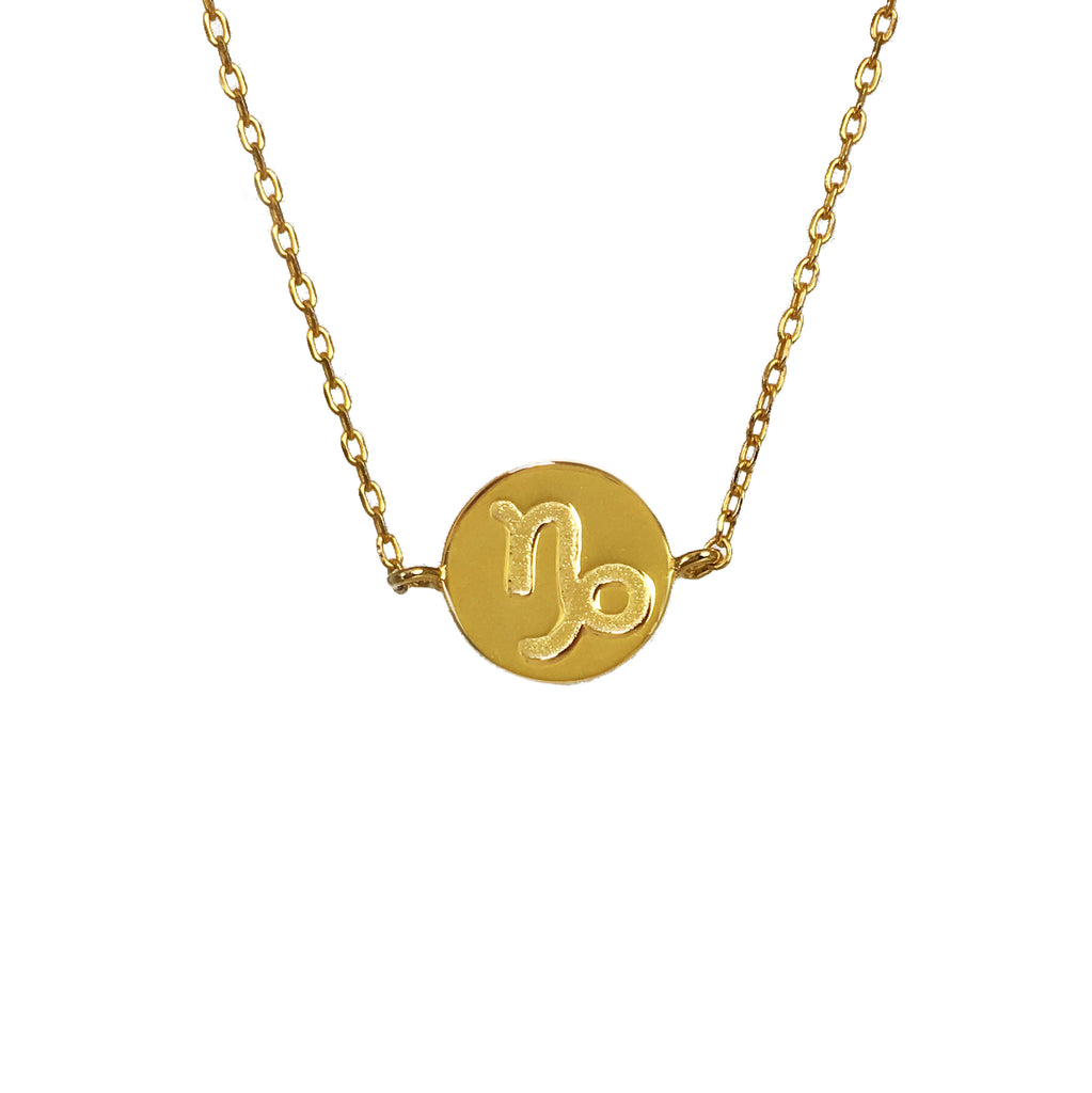 Horoscope Necklace Gold - www.sparklingjewellery.com