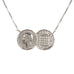 Three Penny Two Coin Necklace - www.sparklingjewellery.com
