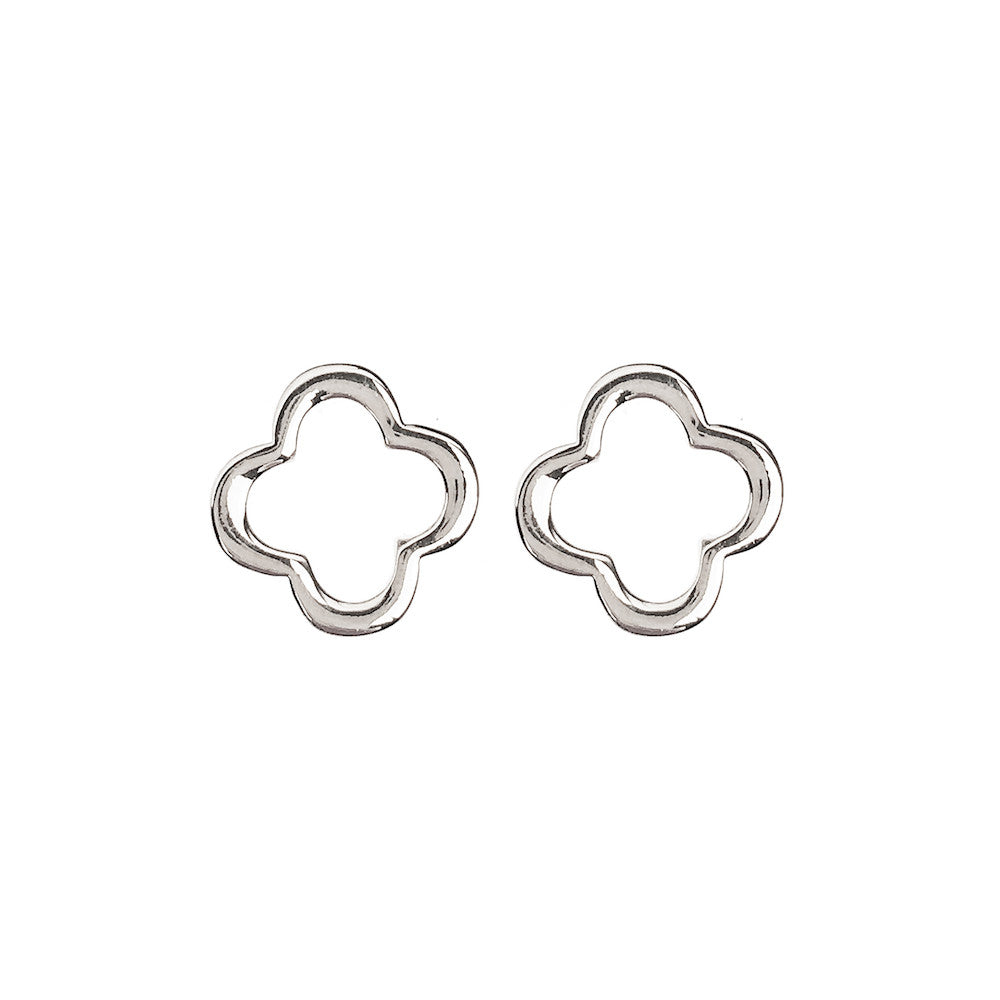Clover Stud Earrings - www.sparklingjewellery.com