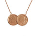 Premium Grand Two Coin Necklace - www.sparklingjewellery.com