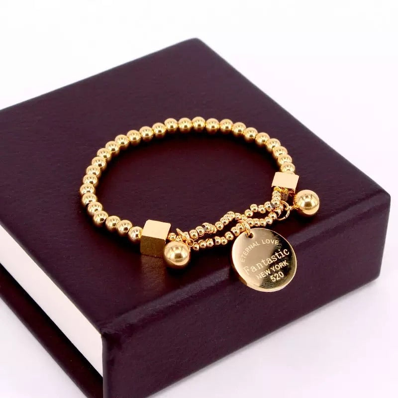 Eternal Love New York Bead Bracelet - www.sparklingjewellery.com