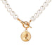 Pearl Coin Necklace - www.sparklingjewellery.com