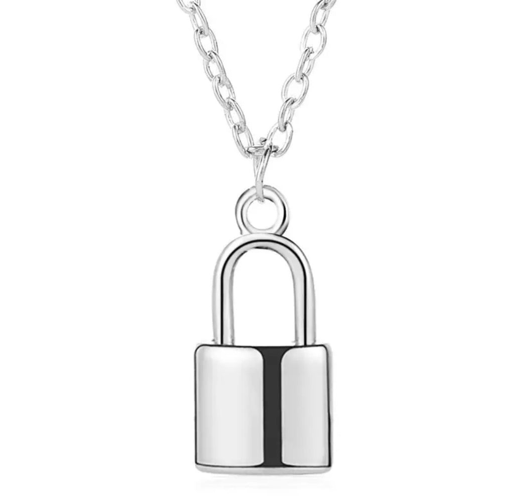 Padlock Necklace - www.sparklingjewellery.com