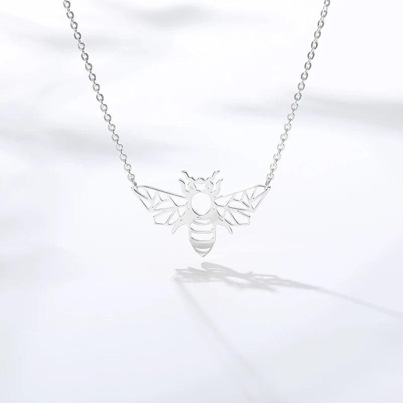 Worker Bee Necklace - www.sparklingjewellery.com