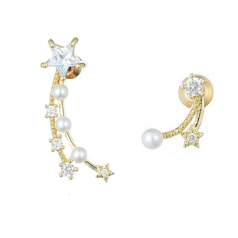 Shooting star earrings - www.sparklingjewellery.com