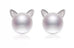 Cat Stud Earrings - www.sparklingjewellery.com