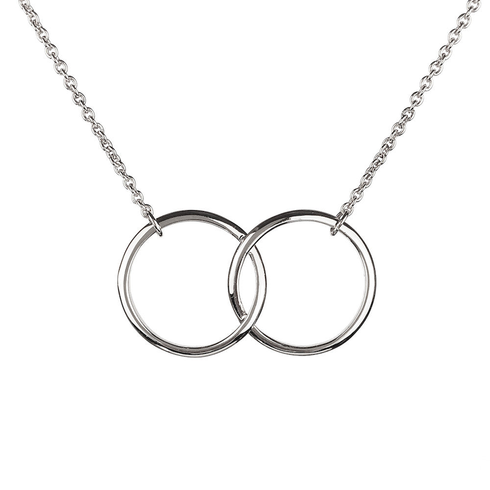 Kismet Two Ring Necklace - www.sparklingjewellery.com