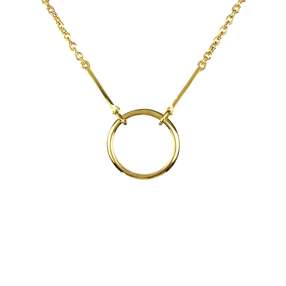 Kismet Single Ring Necklace - www.sparklingjewellery.com
