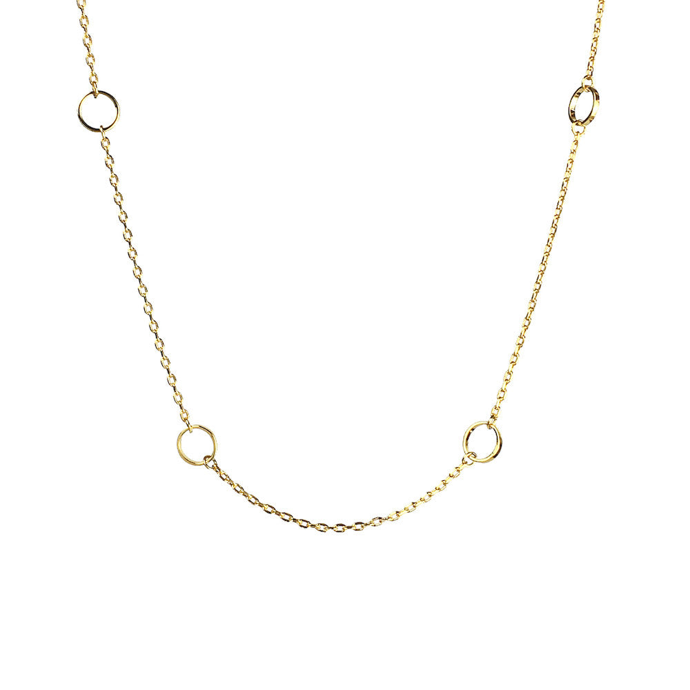Kismet Circle Very Long Necklace - www.sparklingjewellery.com