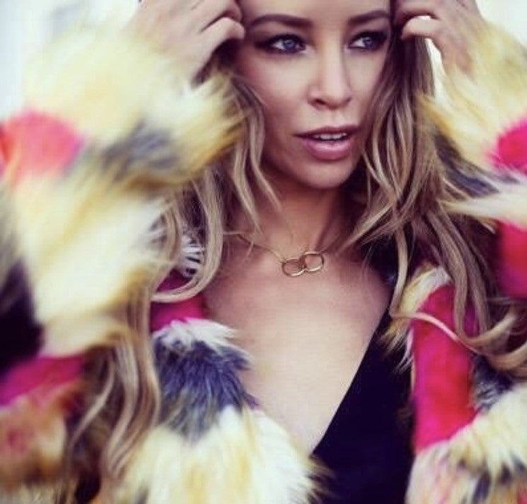 Kismet Two Ring Necklace - www.sparklingjewellery.com