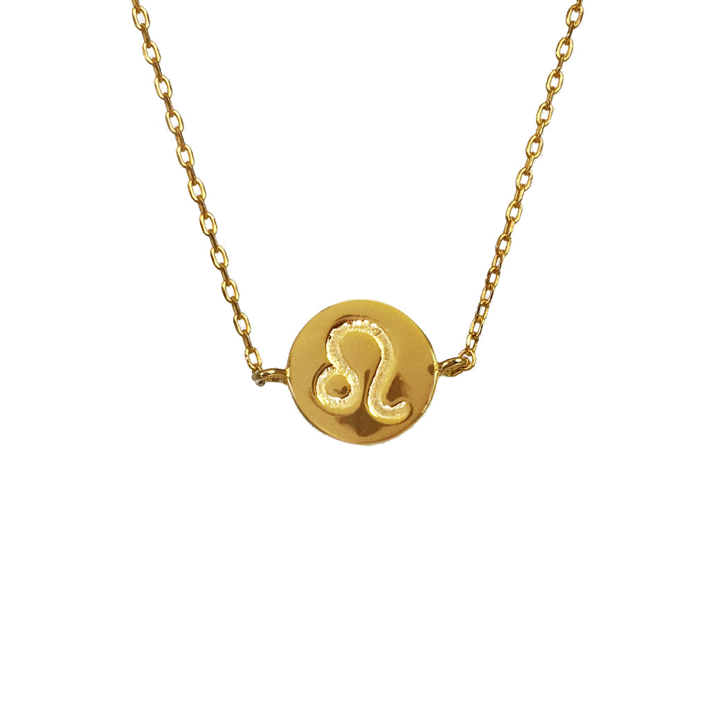 Horoscope Necklace Gold - www.sparklingjewellery.com