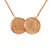 Premium Two Coin Necklace - www.sparklingjewellery.com