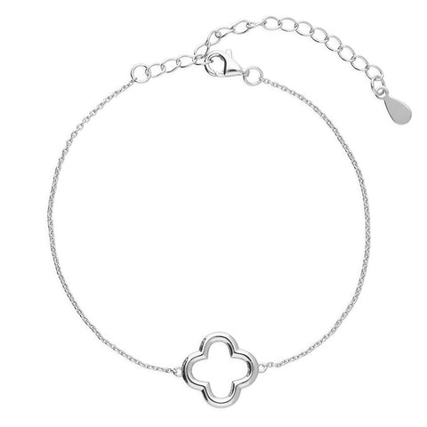 925 Sterling Silver Clover Bracelet
