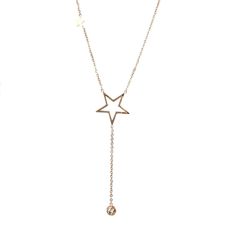Rose Gold Dream On A Star - www.sparklingjewellery.com
