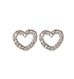 Heart Earrings - www.sparklingjewellery.com