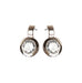 Designer Drop Earrings Rose Gold or Silver - www.sparklingjewellery.com