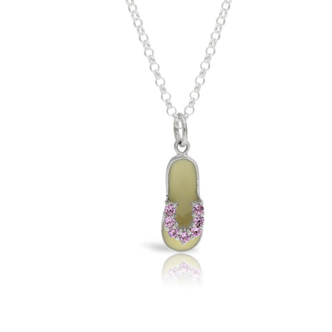 Cream Sandel Pendant - www.sparklingjewellery.com