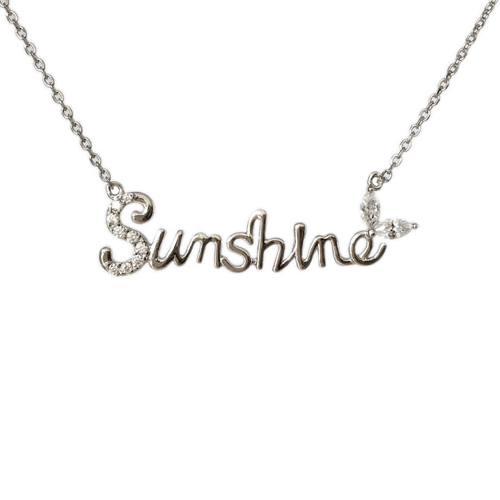 You Are My Sunshine Necklace - www.sparklingjewellery.com