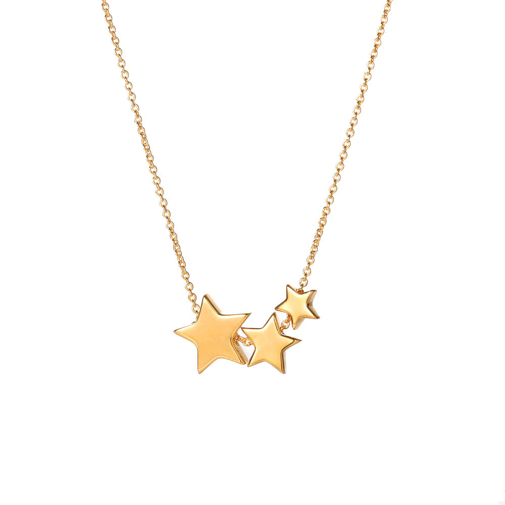 Wish Upon a Trio Of Stars Choker - www.sparklingjewellery.com