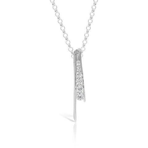 Straight Journey Pendant - www.sparklingjewellery.com