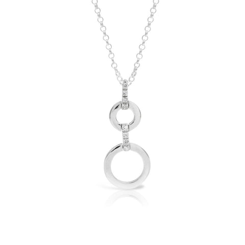 Circle of Life Silver Pendant - www.sparklingjewellery.com