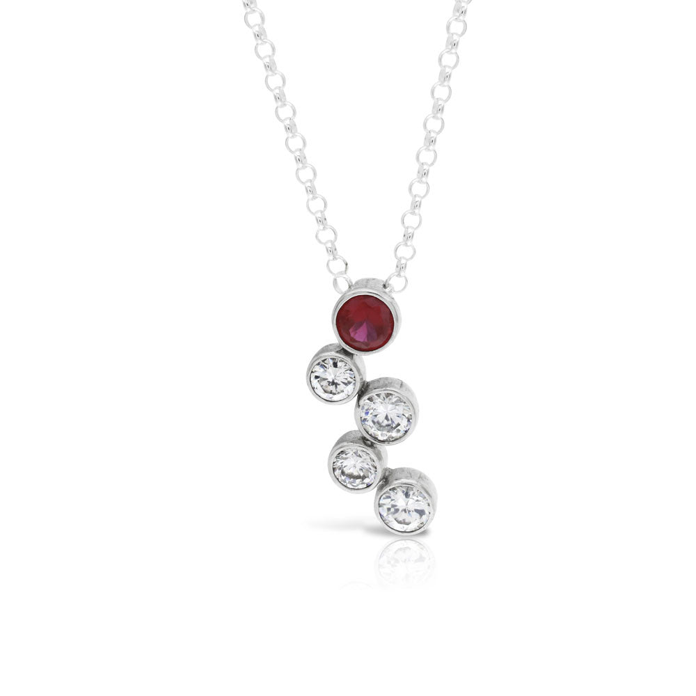 Raindance Ruby Pendant - www.sparklingjewellery.com