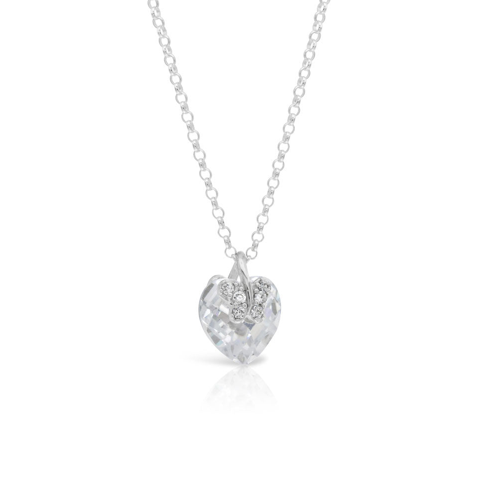 Single Heart Solitaire - www.sparklingjewellery.com