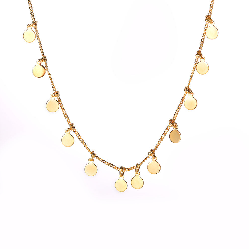 Mirror Disc Choker - www.sparklingjewellery.com