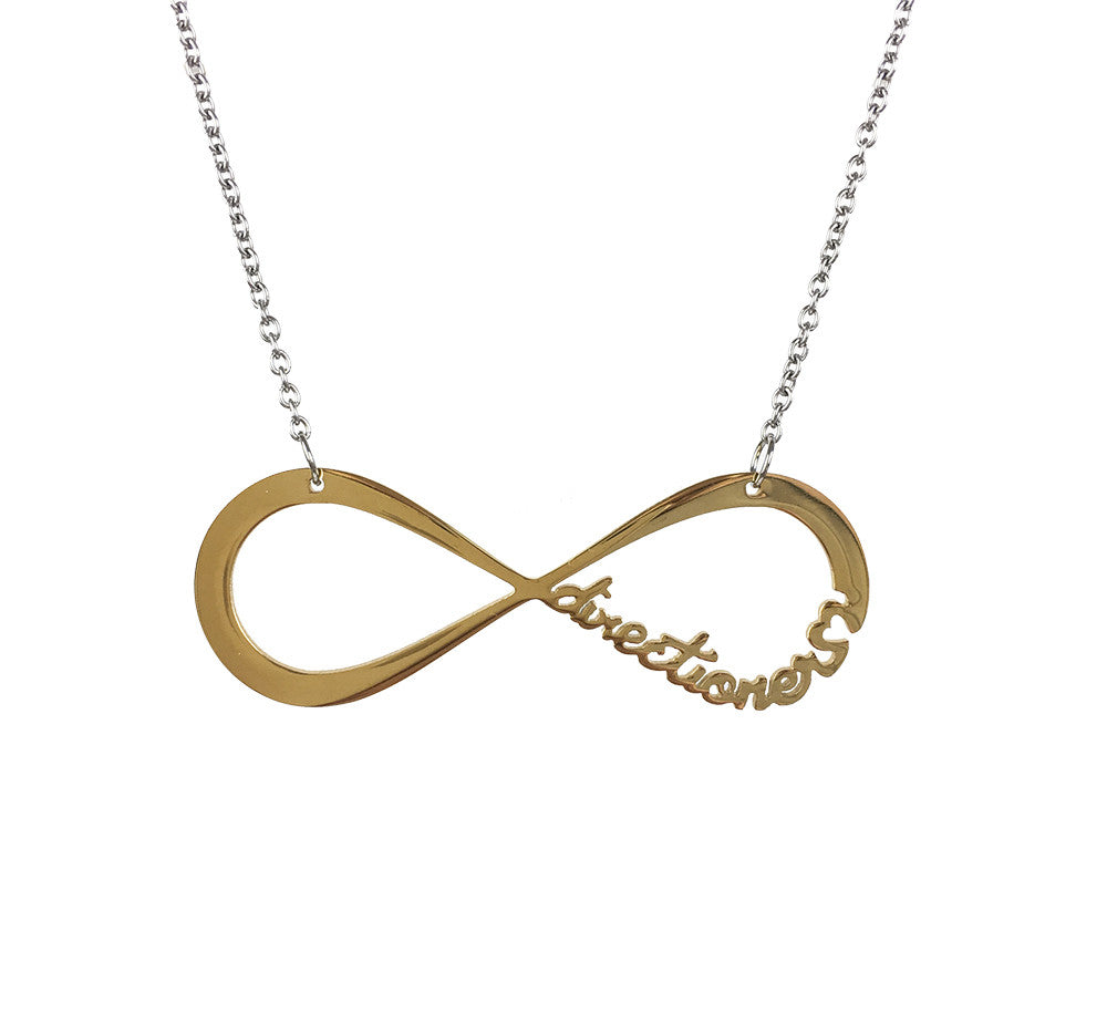 1D Infinity Necklace - www.sparklingjewellery.com
