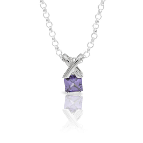 Amethyst Kiss Pendant - www.sparklingjewellery.com