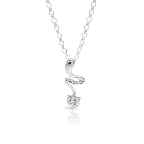 Lightening Silver Pendant - www.sparklingjewellery.com