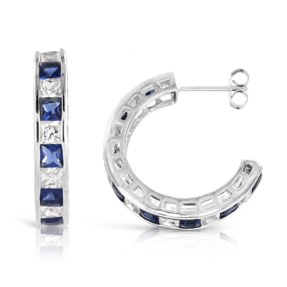 THICK HOOP EARRINGS- Sterling Silver - The Littl A$104.99 A$119.99 Circle  Earrings easy