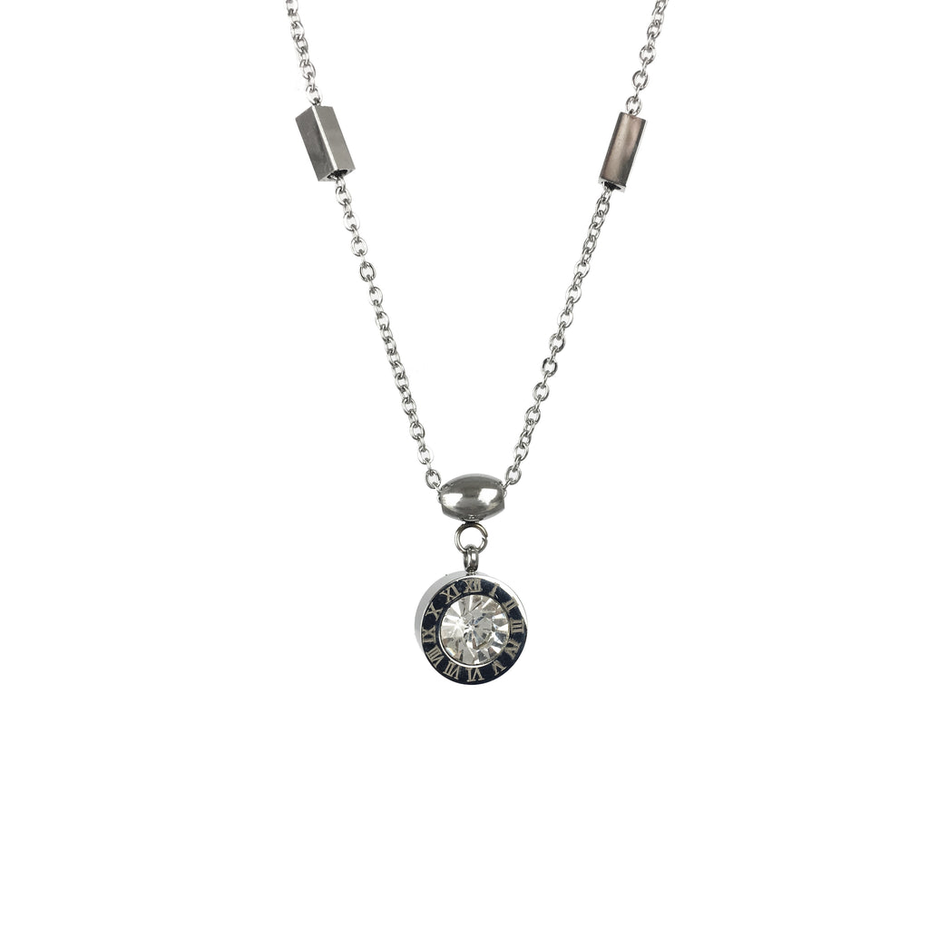 Designer Silver Necklace - www.sparklingjewellery.com
