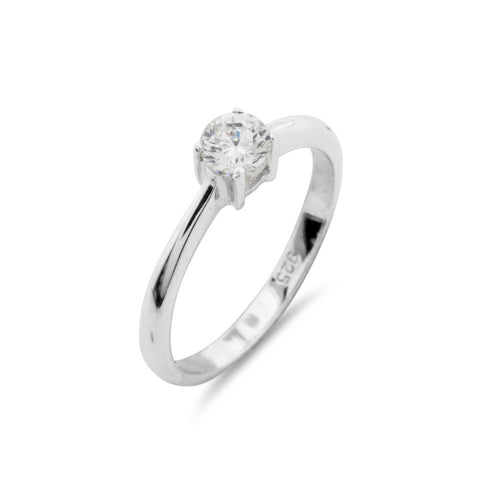 Classic Solitaire Ring - www.sparklingjewellery.com