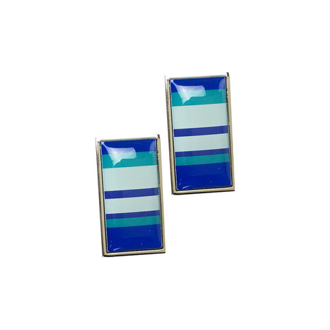 Fred Bennet Blue Silver Cufflinks - www.sparklingjewellery.com