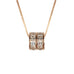 Cubic Zirconia Barrel Necklace - www.sparklingjewellery.com