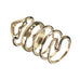 Set of 5 Gold Stacking Rings - www.sparklingjewellery.com