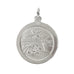 Small Double Sided Silver St Christopher Necklace - www.sparklingjewellery.com