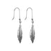 Hoxton Feather Earrings - www.sparklingjewellery.com