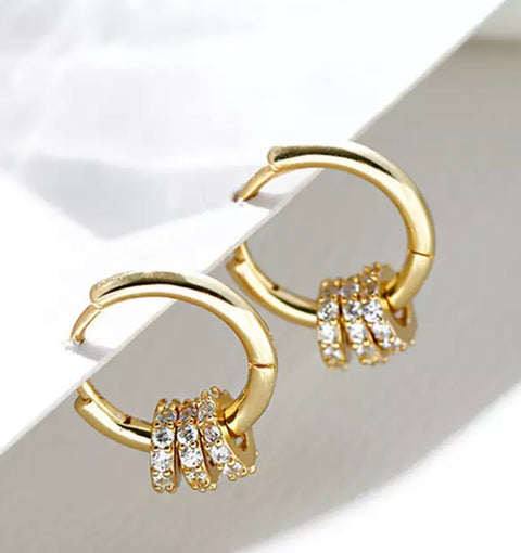 Cute Huggy Charm Earrings - www.sparklingjewellery.com