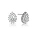 Sterling Silver Katie Price Tear Drop Earrings - www.sparklingjewellery.com