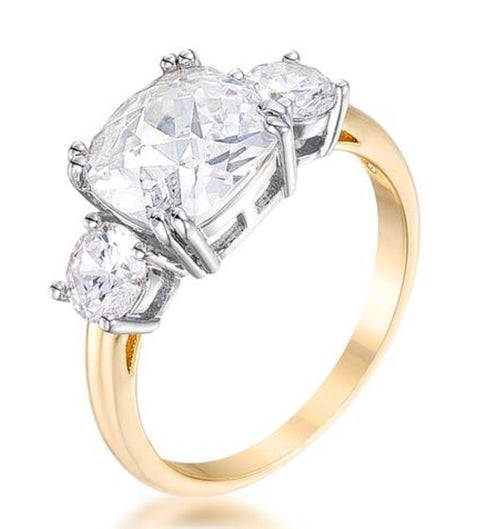 Meghan Markle Cushion Cut Ring - www.sparklingjewellery.com