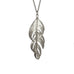 Long Feather From Heaven Necklace GOLD - www.sparklingjewellery.com