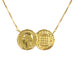 Three Penny Two Coin Necklace - www.sparklingjewellery.com