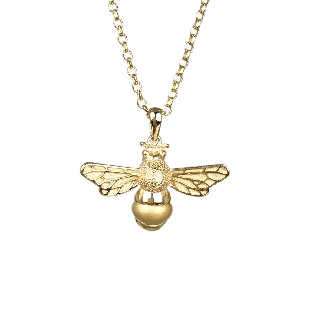 Manchester Bee Necklace - www.sparklingjewellery.com