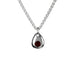 January - Birthstone & Initial Necklace Set - www.sparklingjewellery.com