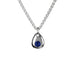 September - Birthstone & Initial Necklace Set - www.sparklingjewellery.com