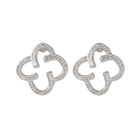Celtic Clover Earrings - www.sparklingjewellery.com