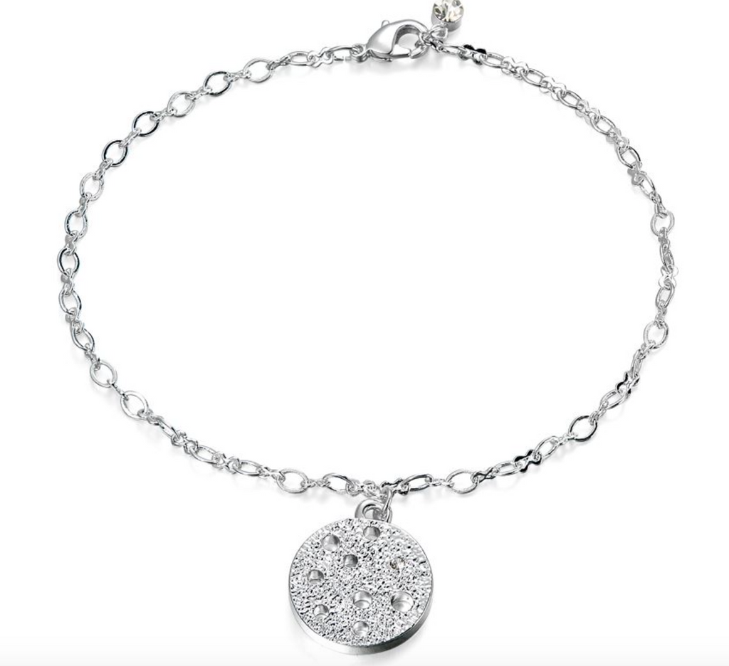 Silver Circle Bracelet - www.sparklingjewellery.com